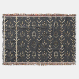 Scandinavian Folk Cosy Throw Blanket