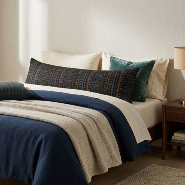 Scandinavian Folk Pattern Decorative Body Cushion (Creator Uploaded)