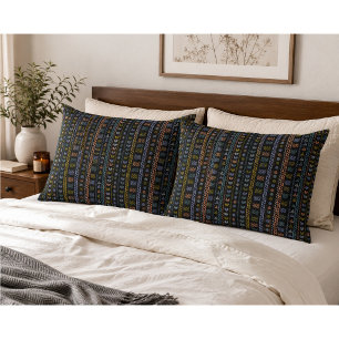 Scandinavian Folk Pattern Decorative Cushion