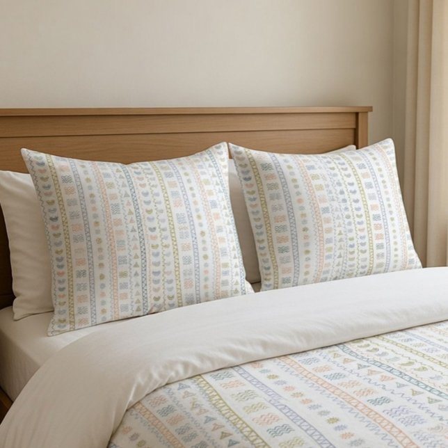Scandinavian Folk Pattern Decorative Cushion (Creator Uploaded)