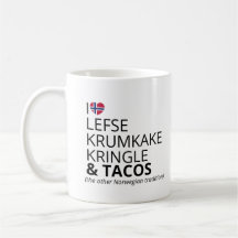 Scandinavian Food Humour Lefse & Tacos