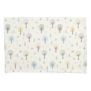 Scandinavian Forest Seamless Pattern Pillowcase