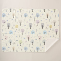 Scandinavian Forest Seamless Pattern