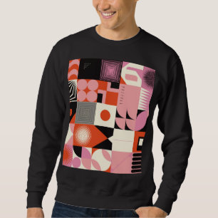 Scandinavian Geometric: Colourful Artwork Pattern Sweatshirt