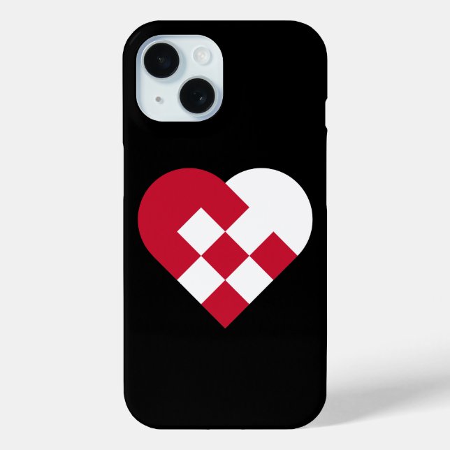 Scandinavian Heart  Case-Mate iPhone Case (Back)