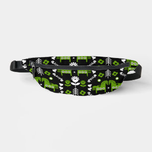 Scandinavian Horse Folk Art Bum Bags