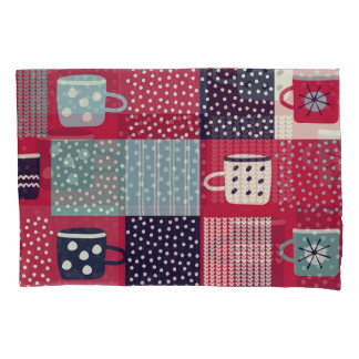 Scandinavian Hygge: Rustic Pattern Mix Pillowcase