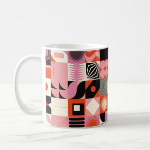 Scandinavian inspired artwork pattern made with si coffee mug