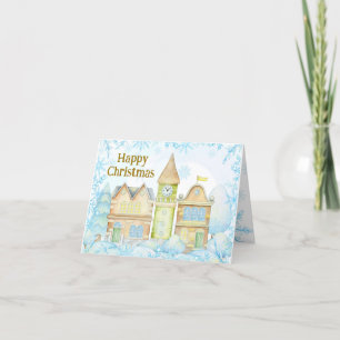 Scandinavian inspired Xmas card. Hygge Editable Holiday Card