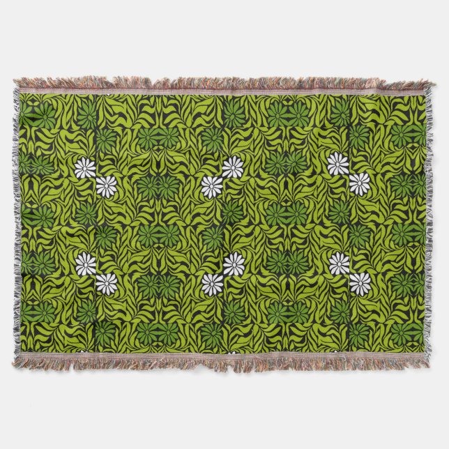 Scandinavian Interior Decor Throw Blanket (Front)