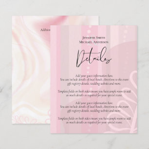 Scandinavian Japandi Modern Abstract Wedding