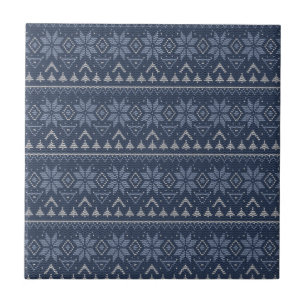 Scandinavian, knitting ceramic tile
