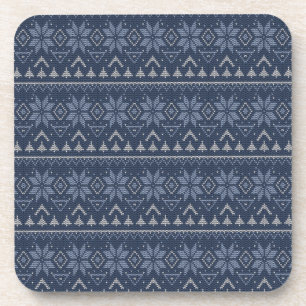 Scandinavian, knitting coaster