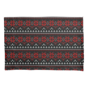 Scandinavian, knitting  pillowcase