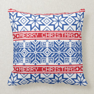 Scandinavian Merry Christmas Cushion