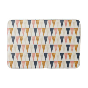 Scandinavian Navy Flag Pattern Bath Mat