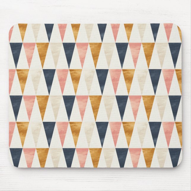 Scandinavian Navy Flag Pattern Mouse Pad (Front)