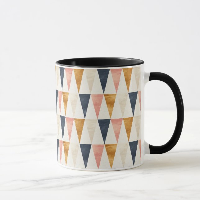 Scandinavian Navy Flag Pattern Mug (Right)
