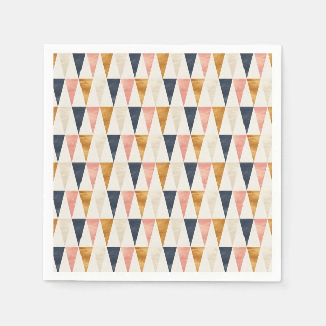 Scandinavian Navy Flag Pattern Napkin (Front)