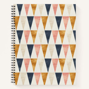 Scandinavian Navy Flag Pattern Notebook