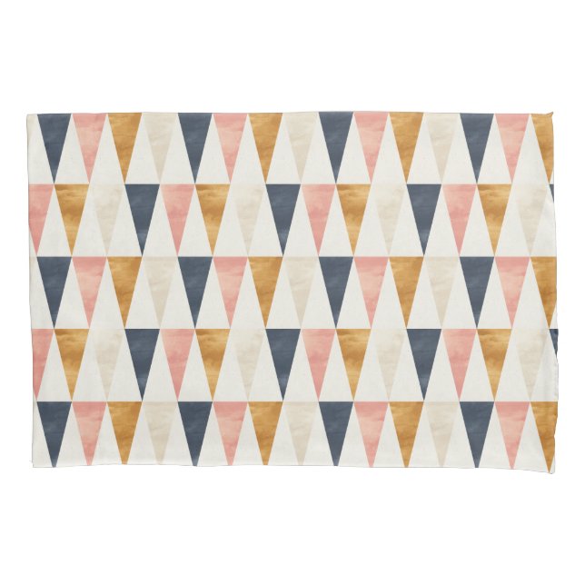 Scandinavian Navy Flag Pattern Pillowcase (Front-Left)