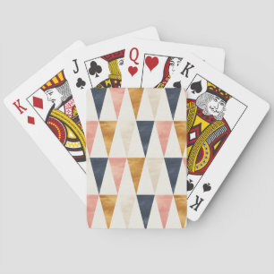 Scandinavian Navy Flag Pattern Playing Cards