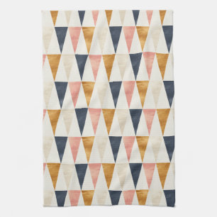 Scandinavian Navy Flag Pattern Tea Towel