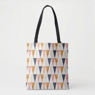 Scandinavian Navy Flag Pattern Tote Bag