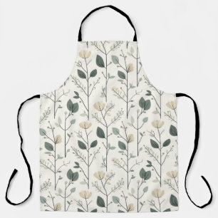 Scandinavian Nordic Flora Apron