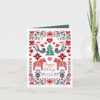 Scandinavian Nordic Folk art Fable Christmas