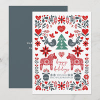Scandinavian Nordic Folk art Fable Christmas
