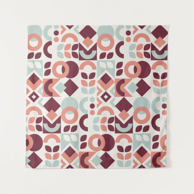 Scandinavian pattern design. Simple modern retro b Tapestry (Front)