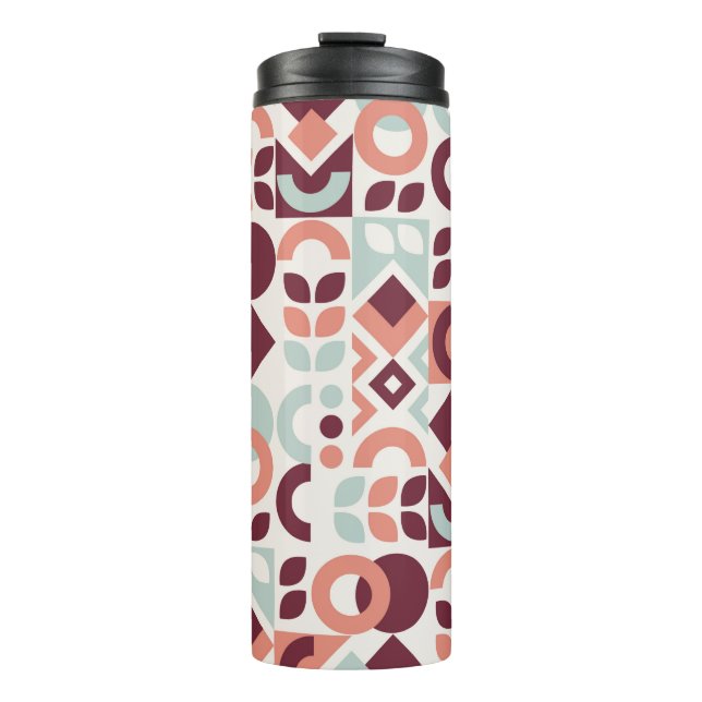 Scandinavian pattern design. Simple modern retro b Thermal Tumbler (Front)