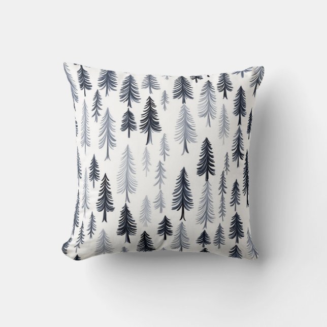 Scandinavian Pine Forest Cushion (Front)
