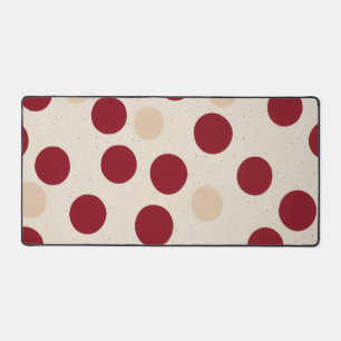 Scandinavian Red Dot Desk Mat