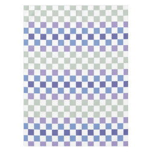 Scandinavian Sage Green and Lavender Tablecloth