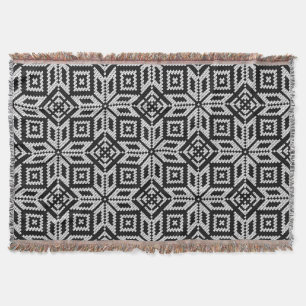Scandinavian Selburose Christmas Pattern Throw Blanket