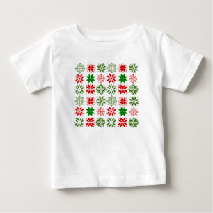 Scandinavian Snowflakes Baby T-Shirt