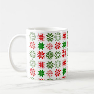 Scandinavian Snowflakes Coffee Mug