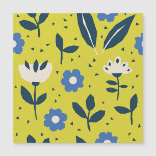 Scandinavian style, floral seamless pattern.