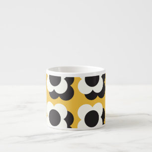 Scandinavian style, floral vintage pattern espresso cup