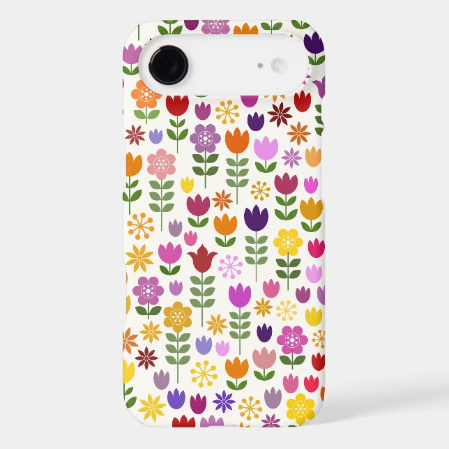 Scandinavian Style Flower Pattern (Back)