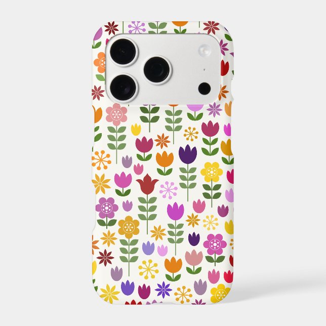 Scandinavian Style Flower Pattern (Back)