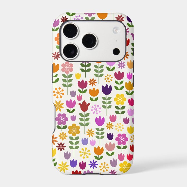 Scandinavian Style Flower Pattern (Back)