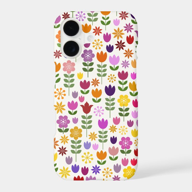 Scandinavian Style Flower Pattern (Back)