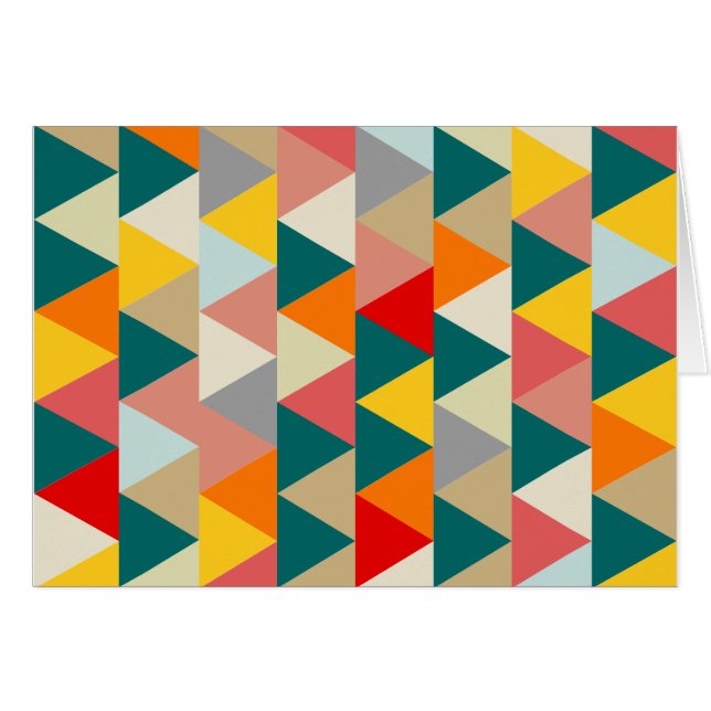 Scandinavian Style Geometric Triangles (Front Horizontal)