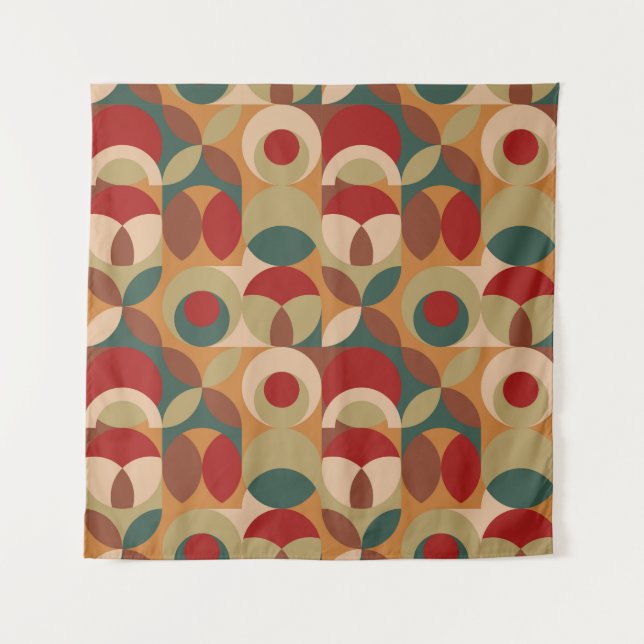 Scandinavian Style Geometry Minimal Artwork Tapestry (Front)