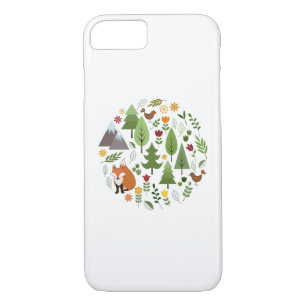 Scandinavian Style Illustrations Circle iPhone 8/7 Case