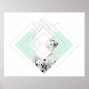 Scandinavian Style Outlined Design Poster