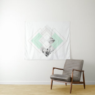 Scandinavian Style Outlined Design Tapestry